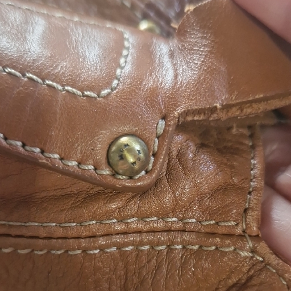 MCM Tan Leather Shoulder Bag - Picture 13 of 13